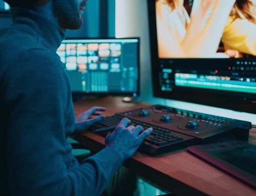 Laptop running AI software to analyse social media videos, reflecting Gysho’s expertise in measuring campaign effectiveness and optimising marketing strategies with advanced analytics