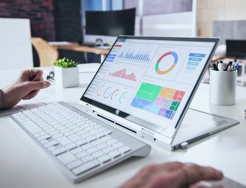 Generic dashboard with customer service analytics, illustrating Gysho’s focus on leveraging data and AI to improve support efficiency.