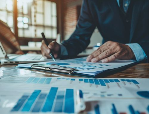 A professional showing charts and graphs, highlighting the seamless collaboration and client engagement enabled by Gysho’s Sales Assistant AI.